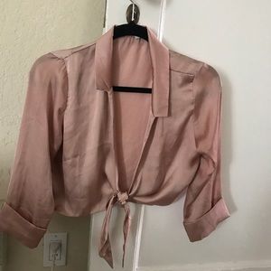 Tie front top Urban Outfitters
